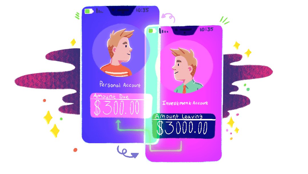 graphic displaying payments