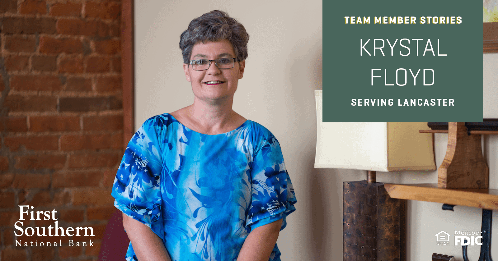 team member stories - Krystal Floyd, serving Lancaster