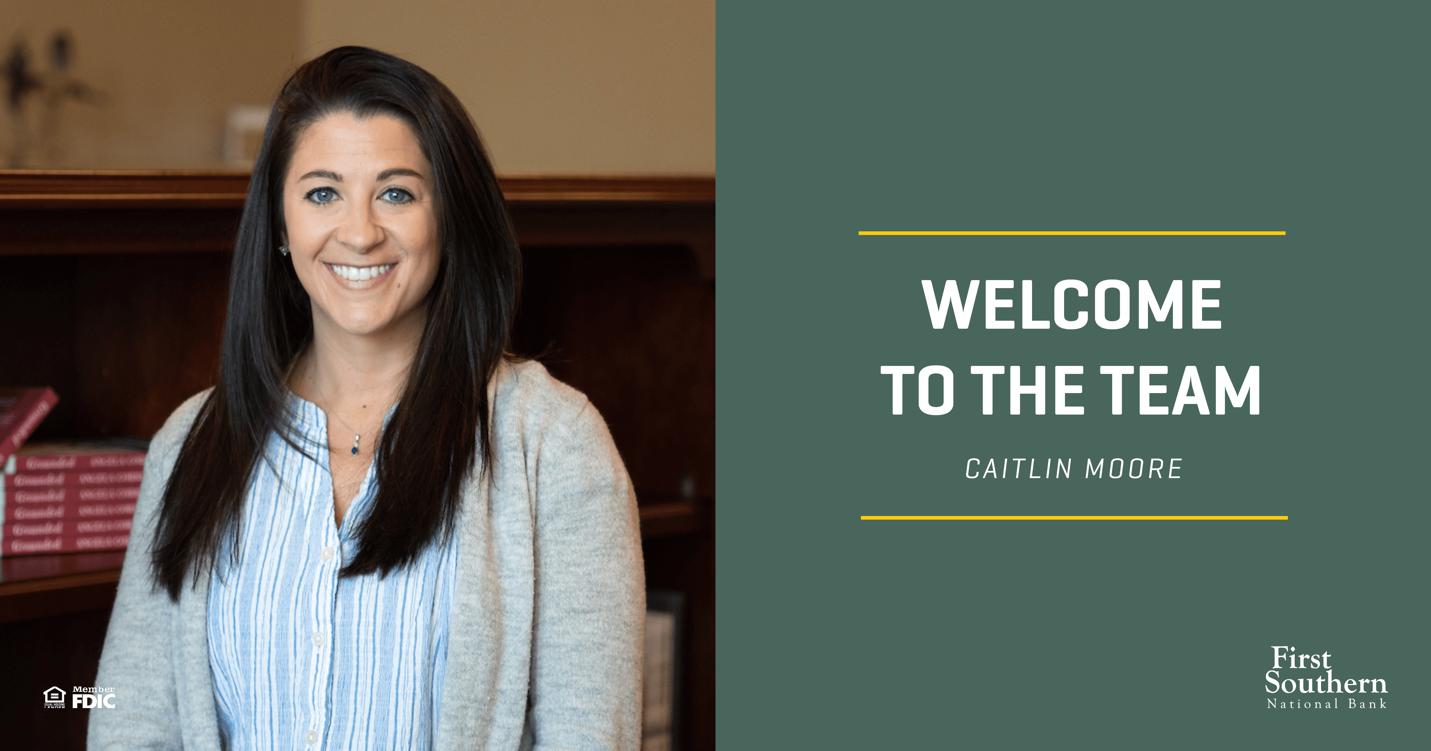 Welcome to the team, Caitlin Moore