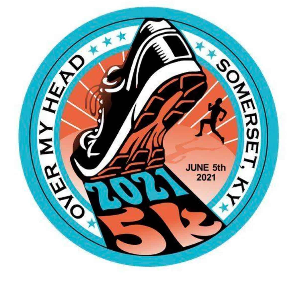 Over My Head 2021 5k in Somerset, KY logo